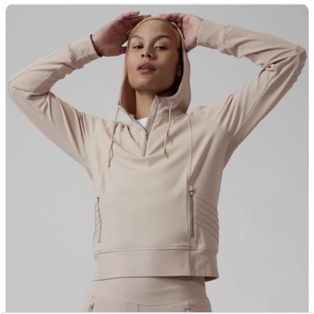 Athleta Venice Moto hoodie